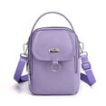 thumbnail image 1 of Bolso Bandolera para Mujer con Múltiples Compartimentos, Ideal para Móvil. Bolso Casual de Tela., 1 of 1