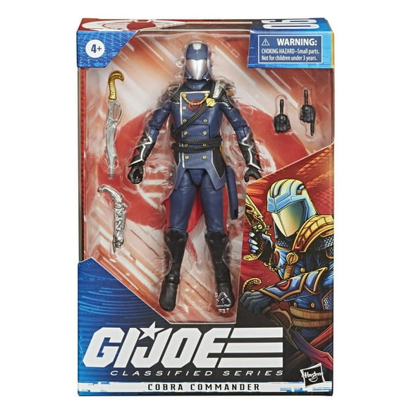 G.I. Joe Classified Series Cobra Commander Action Figure 06 Collectible Premium Toy, Multiple Accessories, 6-Inch Scale, Custom Package Art