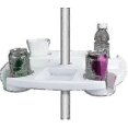 thumbnail image 1 of 17" Large Outdoor Beach Umbrella Table Tray With 4 Cup Holders, 4 Snack Compartments, 1 of 5