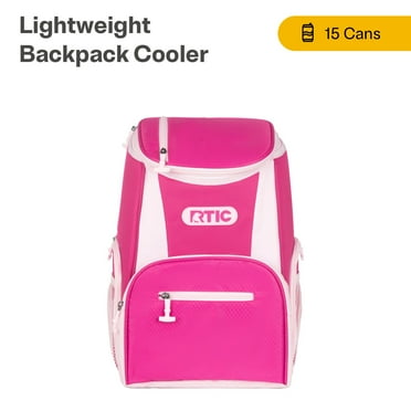RTIC 15 Can Lightweight Backpack Insulated Cooler with Pockets, Very Berry