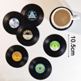 thumbnail image 2 of Posavasos de vinilo para bebidas: protección para la mesa que evita daños en los muebles (6 unidades de vinilo), 2 of 5