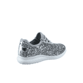 thumbnail image 3 of Zone1k Little Girl Big Girl Glitter Sparkle Comfort Light Weight Slip On Flat Sneaker Shoes ( Silver, 2), 3 of 4