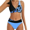 thumbnail image 1 of MKLEKYY Trajes De Baño Mujer Curvy Women'S Print High Waisted Tankini Two Tankini Set Swimsuit, 1 of 5