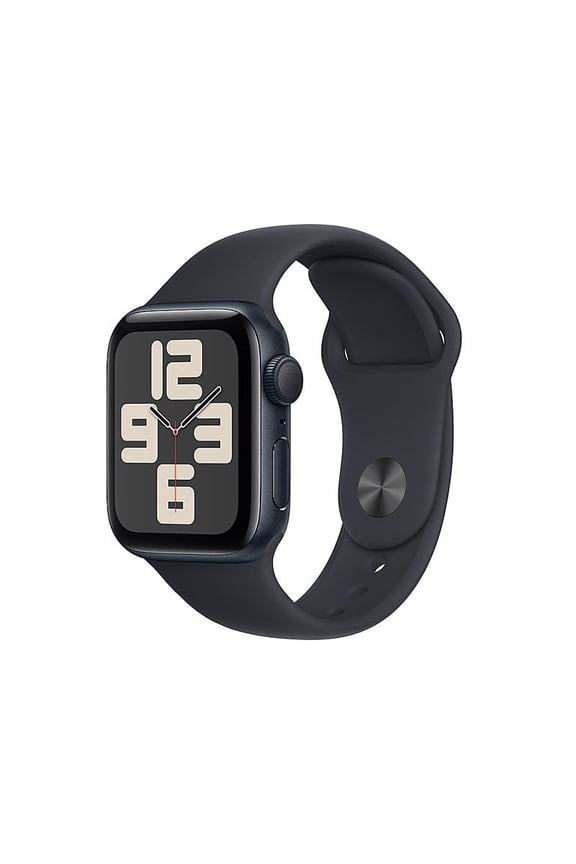 Pre-Owned Apple Watch SE (2nd Gen) [GPS 40mm] Smartwatch with Aluminum Case and Midnight Sport Band - S/M. Fitness & Sleep Tracker, Crash Detection, Heart Rate Monitor - Midnight