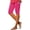 Hot Pink, variant on Women's High Waisted Yoga Leggings With Pockets Tummy Control Slim Leg Workout Athletic Running Capri Leggings Black