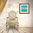 thumbnail image 3 of Kalina, Emily 20x20 Gold Ornate Wood Framed with Double Matting Museum Art Print Titled - Sailing Portrait IV, 3 of 4
