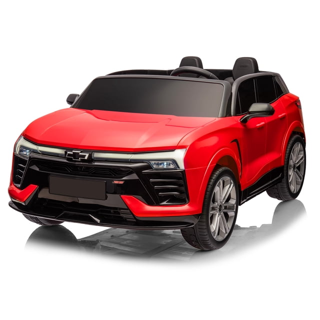 24V 2-Seater Licensed Chevrolet Electric Ride-On Car SUV for Kids – Battery Powered, Parent Remote Control, Spring Suspension, LED Lights, wireless, Safety Belt, 3 Speeds – Electric Vehicle