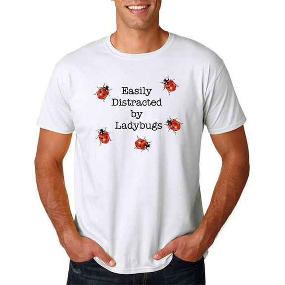 Latimore Easily Distracted By Ladybugs - Cottagecore Gardening Tee, Full All Size S-5XL Shirt