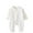 White-5, variant on Odeerbi Baby Boys Girls Clothes Soft Cotton Rompers Spring Fall Cartoon Print Jumpsuits Baby Long Sleeve Printed Solid Color Onesie Round Neck Bodysuit White