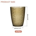 thumbnail image 2 of Uxcell 10oz Acrylic Drinking Glasses, 4 Pack Plastic Reusable Tumblers Drinkware for Home Outdoors, Coffee, 2 of 7