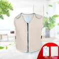 thumbnail image 3 of Chaleco de Seguridad de Refrigeración para Hombres Y Mujeres, con Cremallera de tirarere Reflectante, Chaleco Fresco de Gris Sunnimix Chaleco refrigerante, 3 of 5