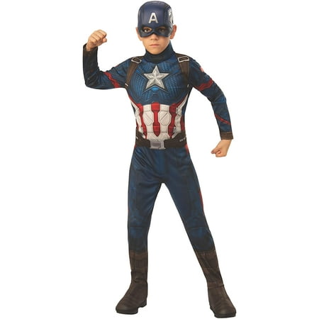 Rubie's Marvel: Avengers Endgame Child's Captain America Costume & Mask,