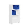 thumbnail image 2 of RiverRidge Kids 23in Playroom Bookshelf with Toy Organizer 2 Open Shelves and 2 Blue Bins, 2 of 7