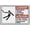 Warning Sign 3, variant on Bilingual Danger Hazardous Voltage Overhead Sign 8"x12", Aluminum Tin Warning Signs for Home Outdoor Garden, Durable Bilingual Electrical Hazard Sign