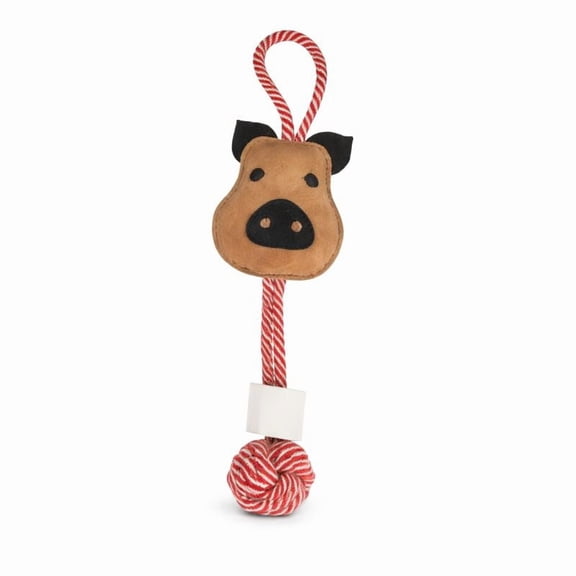 Pawpourri Pig Rope Toy for Dogs and Cats