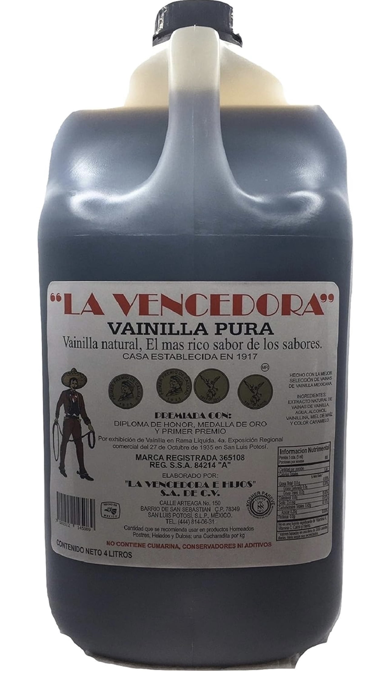 La Vencedora Mexican Vanilla Gallon Pack of 2