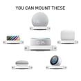 thumbnail image 3 of Injueey Soporte de pared Google Nest para 4 para E Cho Dot E Dot soporte de montaje para ahorro de espacio en pared Cho Google para E Sistemas de cine en casa Blanco, 3 of 6