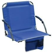 Rio Brands Bleacher Boss Stadium Seat with Arms - Blue