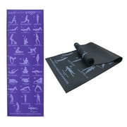Zeus 6mm PVC Anti-slip Carpet Fitness Gymnastics Position Picture Back Pose Yoga Mat