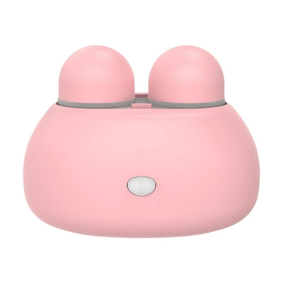 Limpiador ultrasónico de lentes de contacto, estuche de almacenamiento automático y portátil para el cuidado diario. Rosa