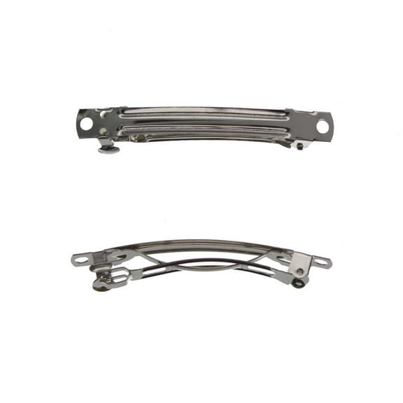 HBC French Hair Barrette Metal Hair Clips- 60mm (2.25 Inch) - 144 Pack