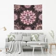 thumbnail image 2 of Wobogo Purple Mandala Flowers Tapestry 60×40in Home Living Room Bedroom Wall Hanging Ornaments, 2 of 10