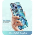 thumbnail image 4 of i-Blason Cosmo Series Case for iPhone 14 Plus 6.7 inch (2022 Release), Slim Full-Body Stylish Protective Case with Built-in Screen Protector(Ocean), 4 of 7