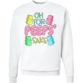 thumbnail image 2 of Inktastic Oh for Peeps' Sake Easter Bunnies Adult Sweatshirt, 2 of 4