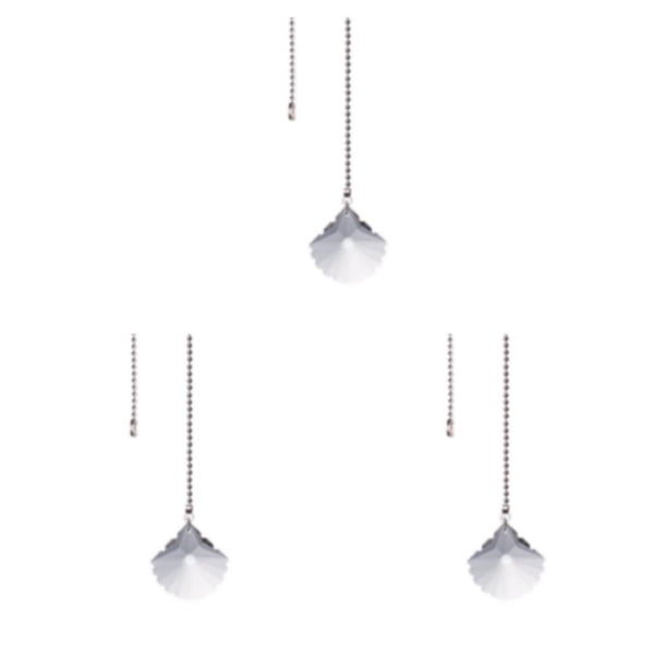 Wosthever Cadena de tracción de cristal transparente, lámpara ligera, colgante de cristal, luces de techo, cadenas de ventilador, luces de Type1 NO1