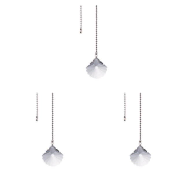 Wosthever Cadena de tracción de cristal transparente, lámpara ligera, colgante de cristal, luces de techo, cadenas de ventilador, luces de Type1 NO1