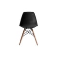 thumbnail image 4 of Inmod Molded Plastic Side Chair with Wood Legs (Set of 2), 4 of 5
