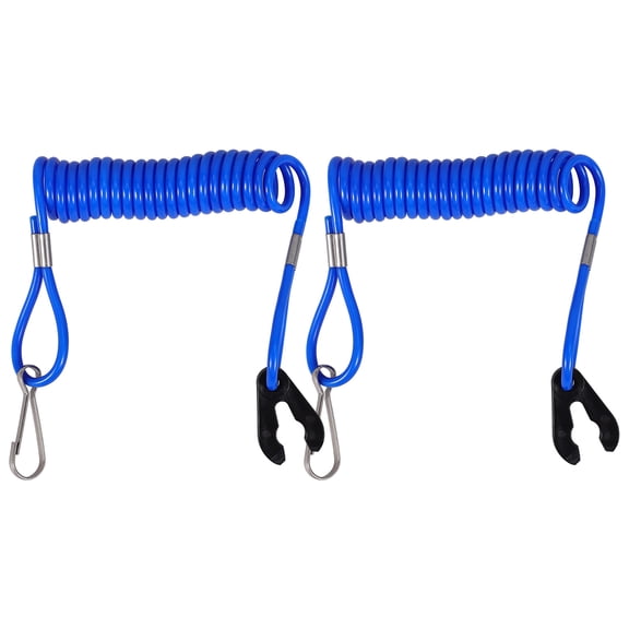 Worgeous 2pcs Boat Engine Cords Boat Safety Lanyards Boat Safety Cord Emergency Marine Safety Cords