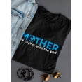 thumbnail image 3 of Mother Not Crying Until The End Mother Earth Women Black T-Shirt, Female Large, 3 of 4