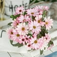 thumbnail image 7 of SPRING PARK 1Pc Artificial Fake Flowers Plastic Daisy Bouquet Party Garden Wedding Home Decor, 7 of 7