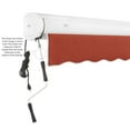 thumbnail image 6 of Awntech 18 Ft Key West Left Motorized Heavy Duty Patio Retractable Awning with Cassette (216in x 9.38in x 120in), Terracotta, 6 of 6