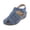 Blue, variant on OAVQHLG3B Sandals for Women Women's Sandals With Arch Support Summer Casual Comfortable Wedge Sandals