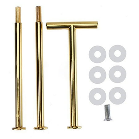 

YMheart Multi-Style 2 Or 3 Tier Plate Handle Fitting Hardware Rod Tool Cake Plate Stand