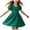 Z01 Green, variant on Gubotare Tween Dresses Girls Baby Girl Spring Floral Ruffle Dress Dress Short Sleeve Summer Outfit Casual Toddler Dress Size 13-14T (White,13-14 Years)