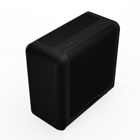 HYTE HYTE X50 Air Modern Performance ATX Mid-Tower PC Gaming Case - Pitch Black