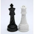 thumbnail image 3 of Ceramic King Queen Chess Pieces Salt Pepper Shakers Kitchen Gift, 3 of 3
