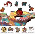 thumbnail image 4 of Unique Wooden Puzzles For Adults Squirrel Animal Shape Magic Wooden Jigsaw Puzzle Difficult Irregular Wooden Puzzles With Unique Pieces, 100 Piece, Sm, 4 of 5