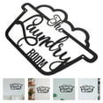 thumbnail image 3 of OUSITAID Rustic Style Laundry Sign Decor Creative Wash Room Wall Hanging Decoration, 3 of 6