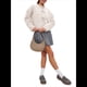 thumbnail image 3 of Suéteres Tipo Cárdigan con Lazo Frontal para Mujer, de Punto Grueso, con Mangas Largas Abullonadas, Modernos Abrigos para Otoño e Invierno. Albaricoque L, 3 of 8