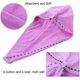 thumbnail image 2 of 3 Pack Microfibre Hair Towel Wrap Super Absorbent Twist Turban Quick Dry Hair Caps with Buttons Bath Loop Attach Salon Dry Hair Hat Pink Blue Purple, 2 of 5