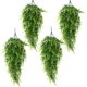 thumbnail image 1 of Plantas artificiales colgantes, helecho de Boston artificial, planta colgante falsa, enredaderas de hiedra de plástico para pared, hogar, habitación, jardín, boda, guirnalda, decoración, 1 of 5
