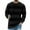 Black, variant on Fall Sweaters for Men Clearance, Knitwear Round Neck Pullover Sweater Casual Solid Color Bottoming Shirt Sweater