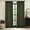 Loden, variant on Chambray Blue Pinch Pleated 100% Blackout Linen Curtains for Bedroom, Room Darkening Memory Trained Light Blocking Window Curtain 84 inches Long for Living Room, Black Out Pleat Drape, 2 Panels