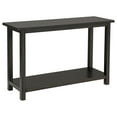 thumbnail image 1 of Ayne Table Console, 1 Étagère Inférieure, Cadre en Bois Noir Classique, 47 Pouces, 1 of 7