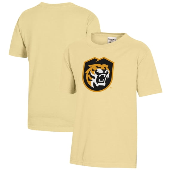 Youth Gold Colorado College Tigers Logo Comfort Wash T-Shirt
