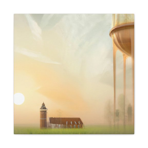 Tower of Splendor, Rococo Style. - Canvas